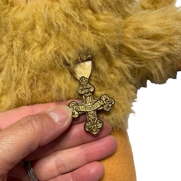Cowardly Lion Wizard of Oz Vintage Plush Stuffed Animal Courage - Picture 3 of 8
